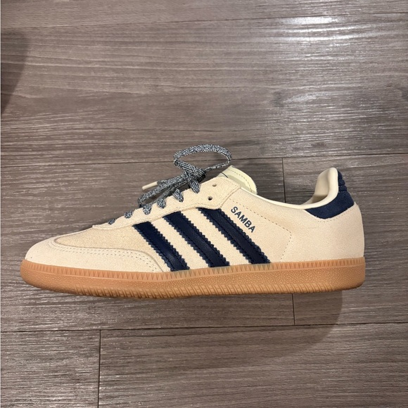 Adidas Samba OG J Vanilla Night Indigo - Picture 3 of 6